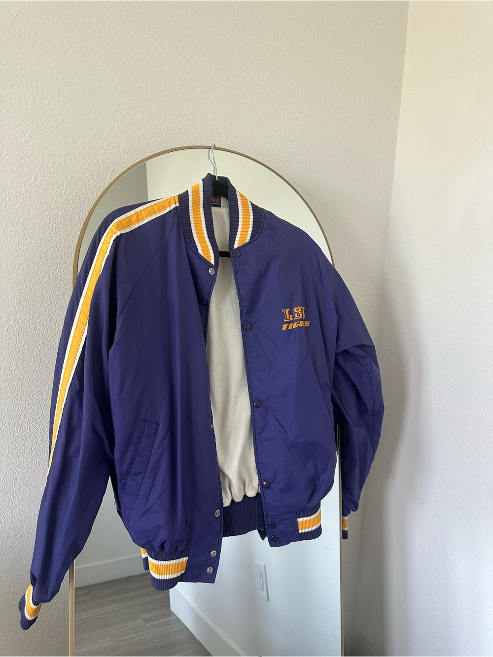 LSU Tigers Purple & Gold Varsity Jacket